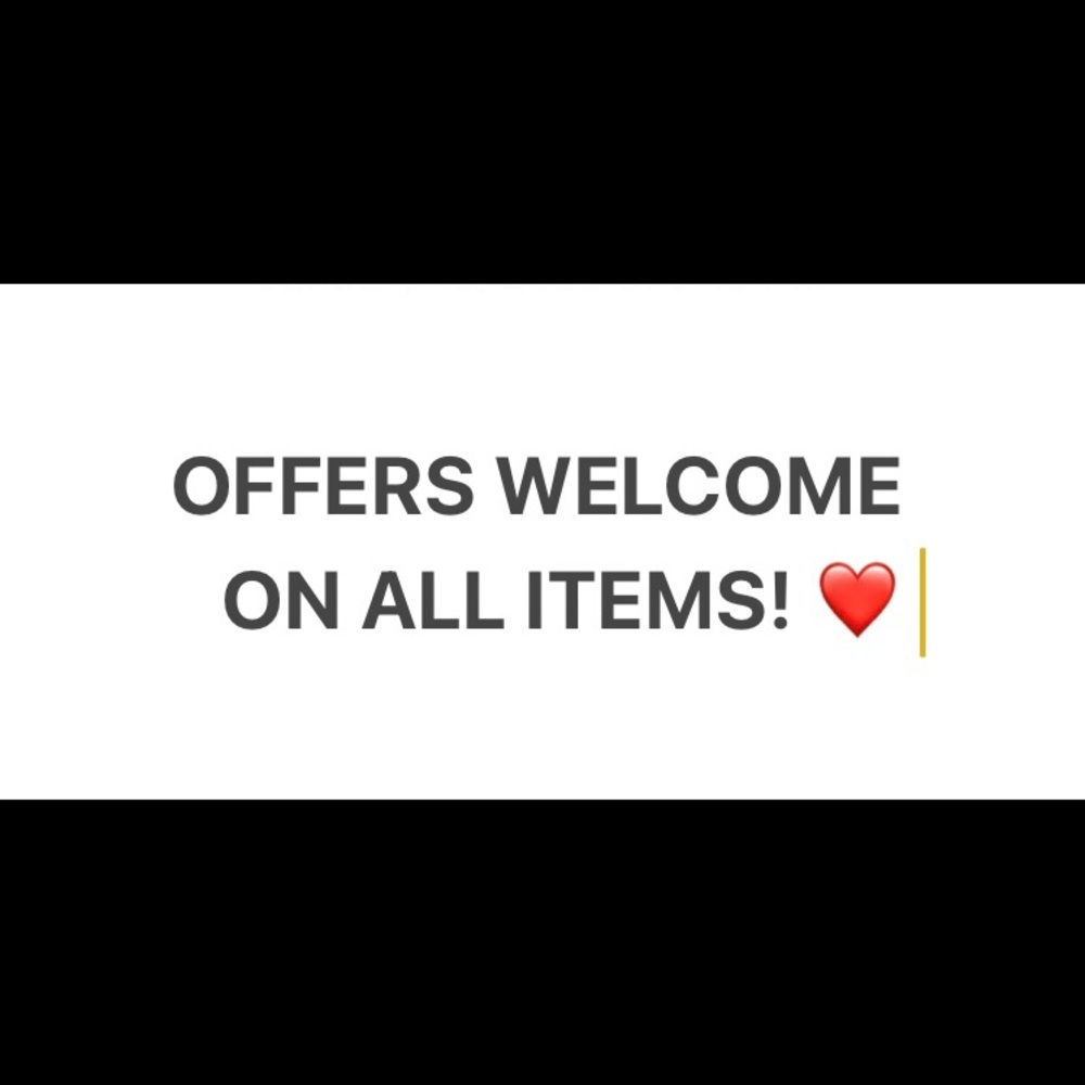 I love reasonable offers and will give you the best price I can do!